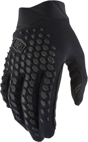 100% Geomatic Gloves - Black/Charcoal - Small 10026-00000
