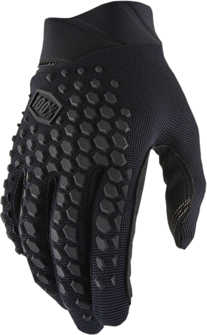 100% Geomatic Gloves - Black/Charcoal - Small 10026-00000