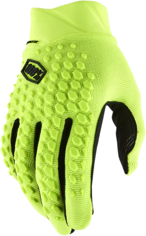 100% Geomatic Gloves - Fluorescent Yellow - Medium 10026-00006