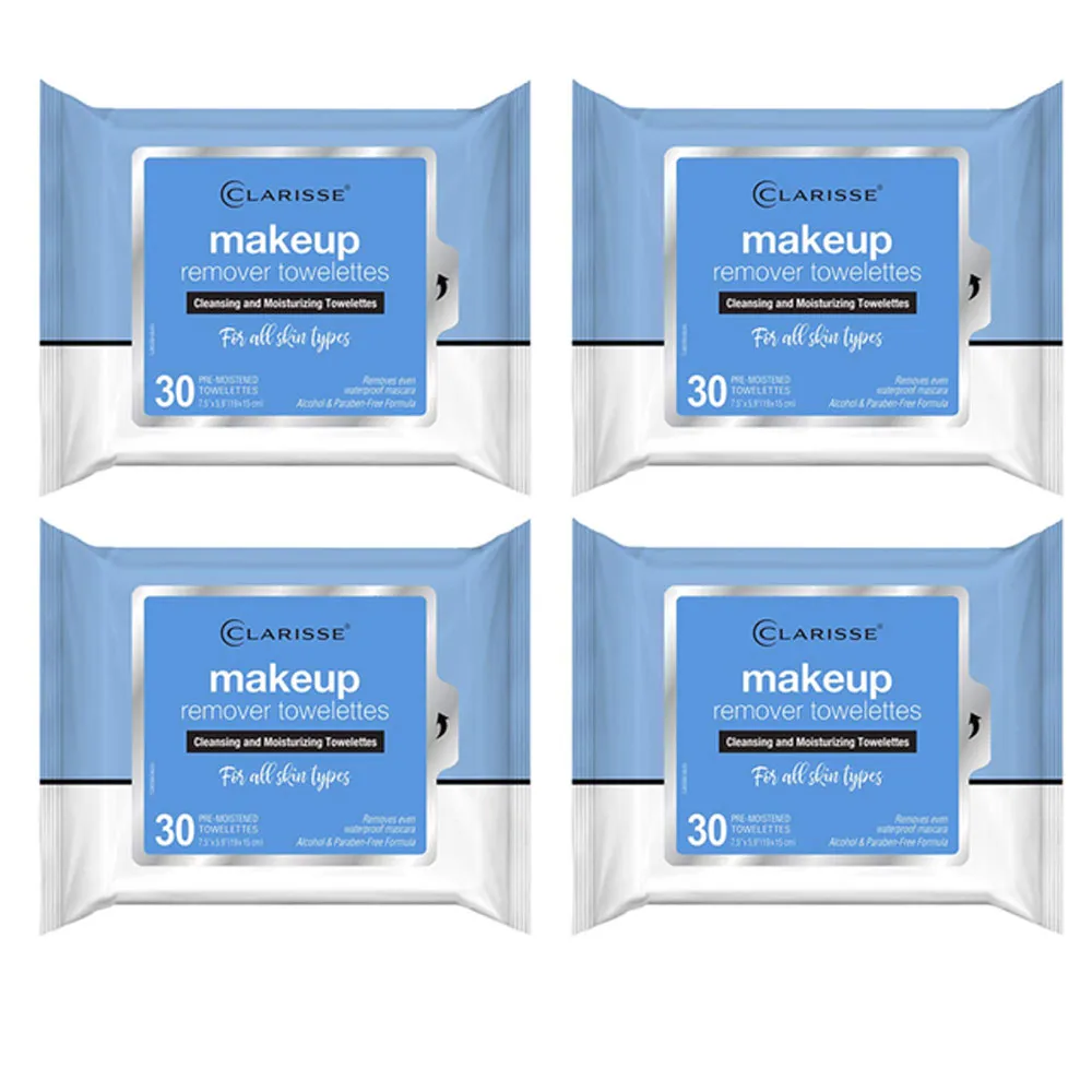 120ct Facial Cleaning Wipes Makeup Remover Cleansing Towelette Moisturize Clean