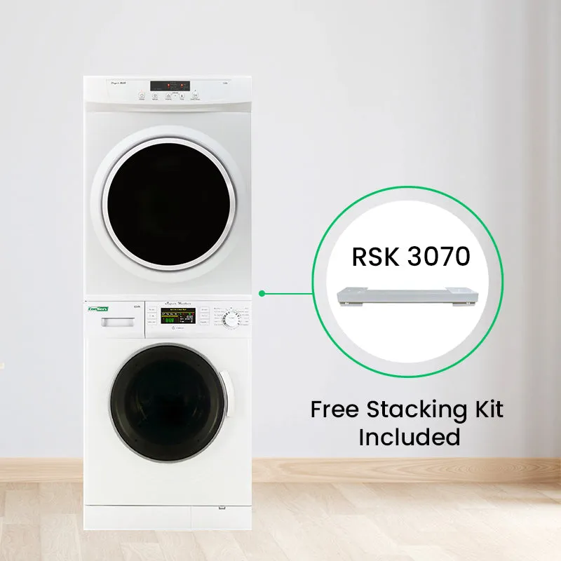 13lbs Super Washer   13lbs Compact Dryer - Stackable Set