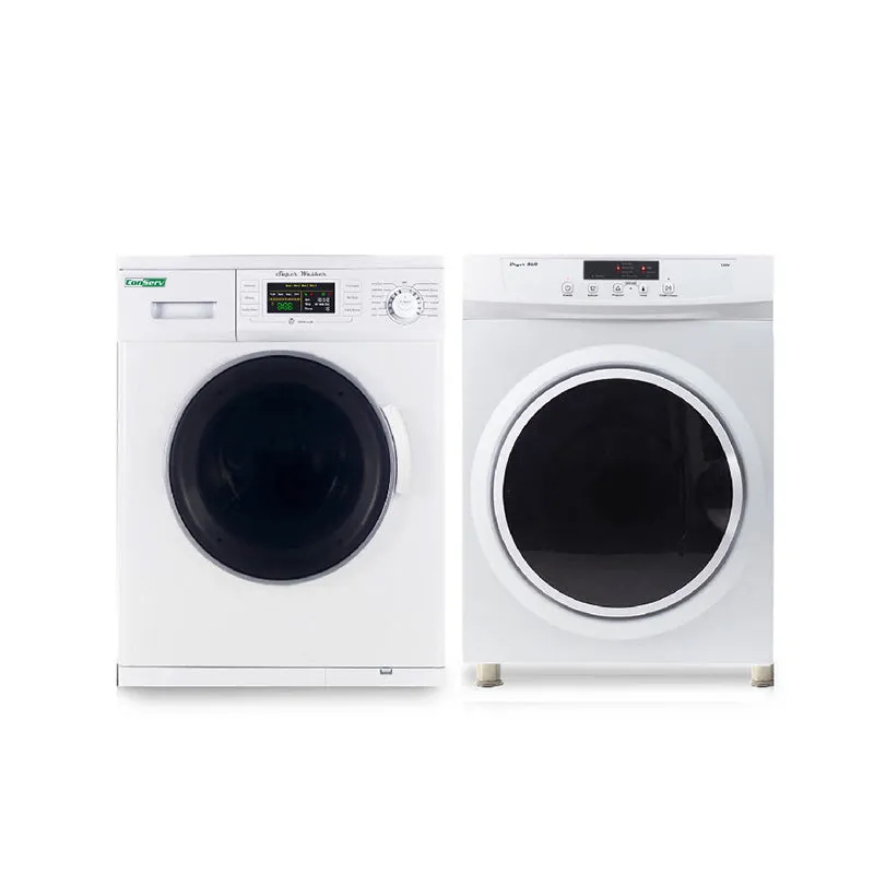 13lbs Super Washer   13lbs Compact Dryer - Stackable Set
