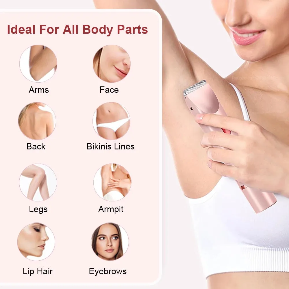 2-in-1 Electric Razor and Bikini Trimmer