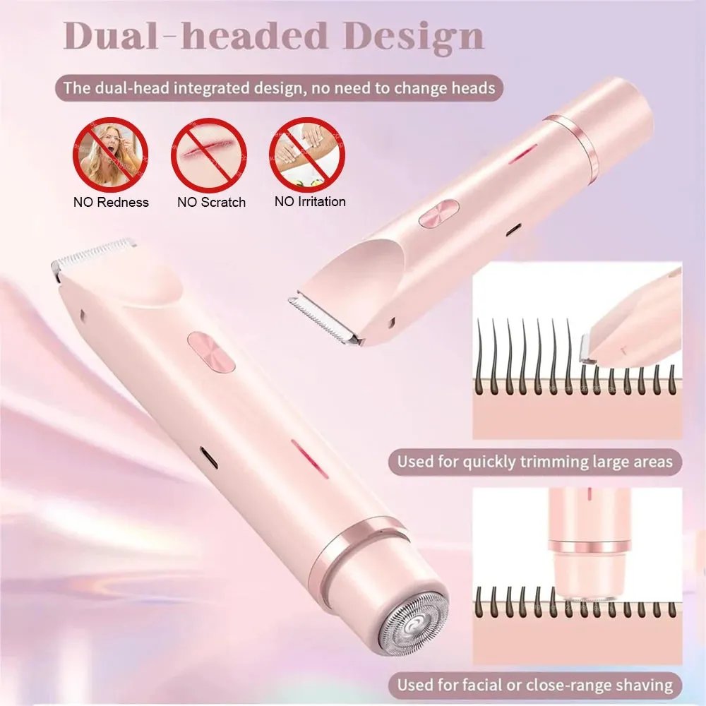2-in-1 Electric Razor and Bikini Trimmer