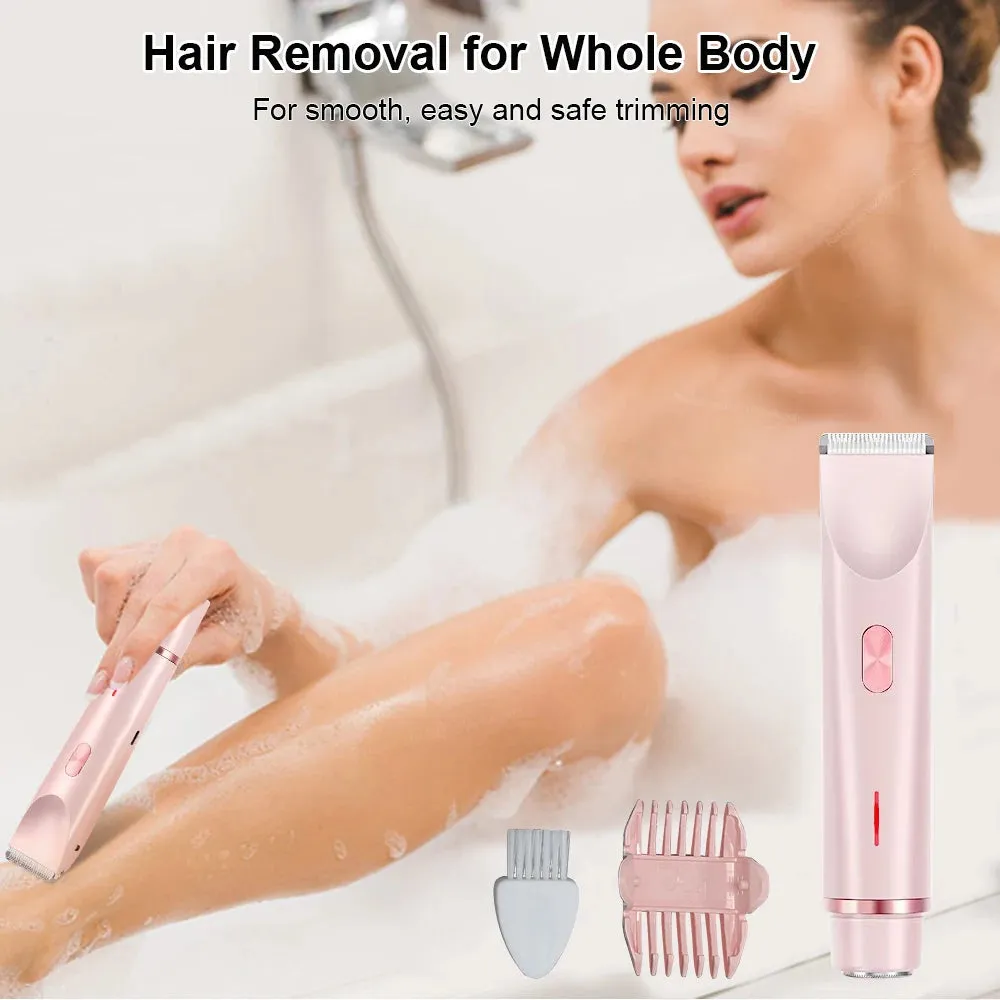 2-in-1 Electric Razor and Bikini Trimmer