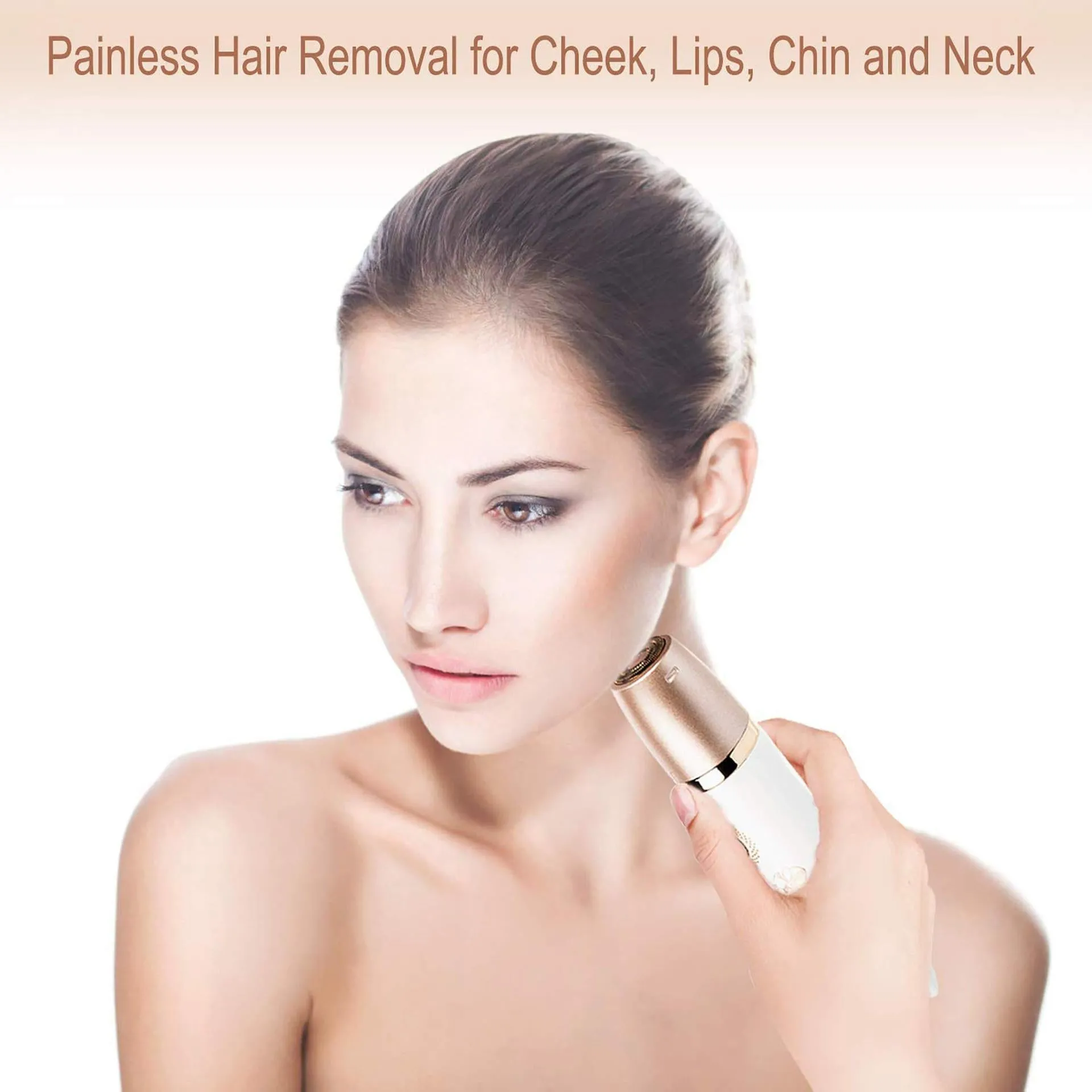 2-in-1 Women's Hair Removal Device | Electric Shaver & Facial Epilator | USB Rechargeable | Waterproof