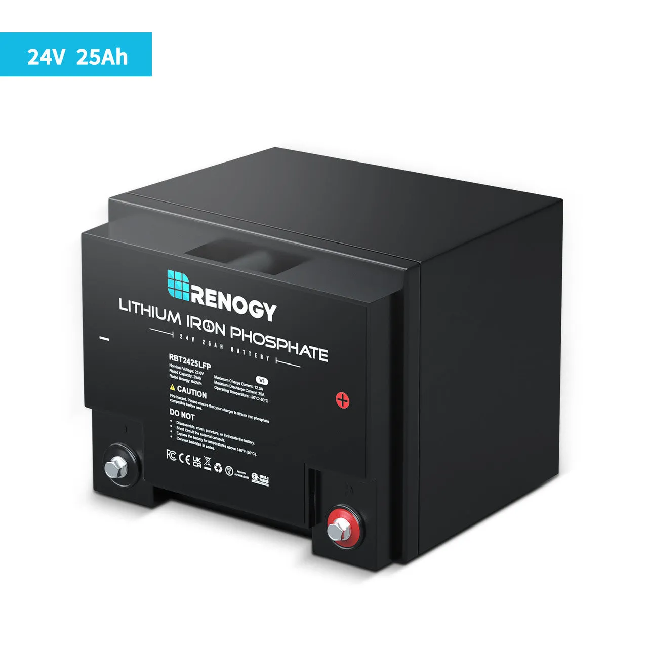 24V 25Ah Lithium Iron Phosphate Battery