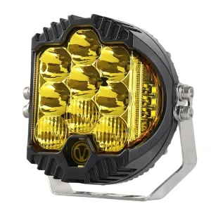 5" LED Work Light | DC 12V-30V | 5000LM | 6500K | 50W | Three-Sided Headlight | Jeep Wrangler | Gold Light