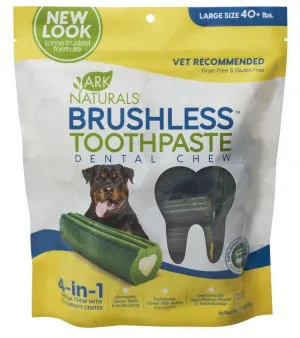 Ark Naturals Brushless Toothpaste Large Dog Treats (Large: 18-oz)