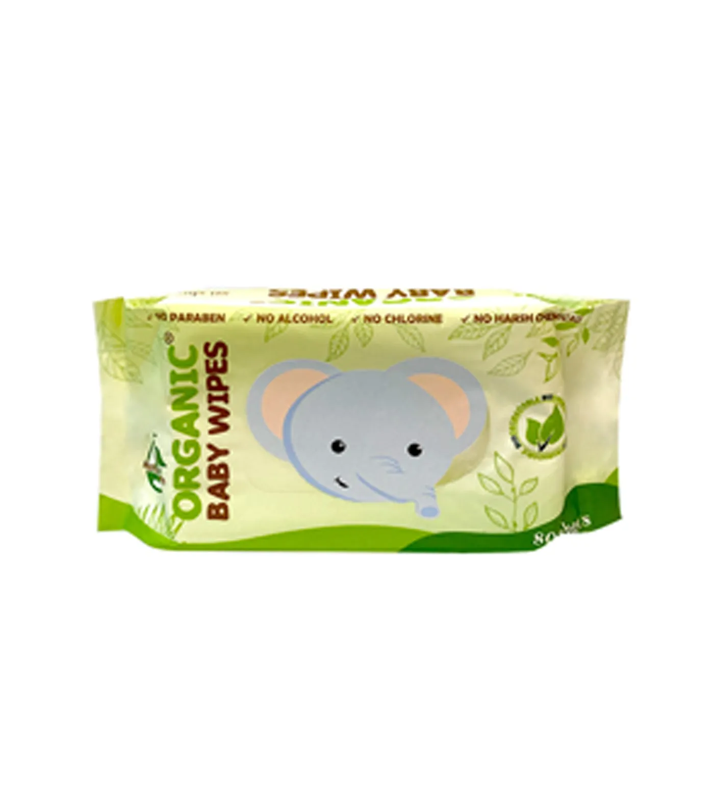 Baby Wipes (80 Wipes) - Pack of 6