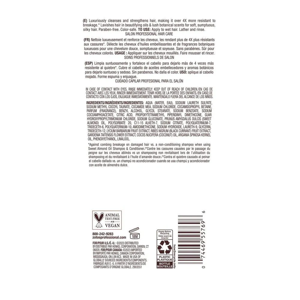 Bain de Terre Bain de Terre® Long & Healthy Conditioner, Sweet Almond Oil