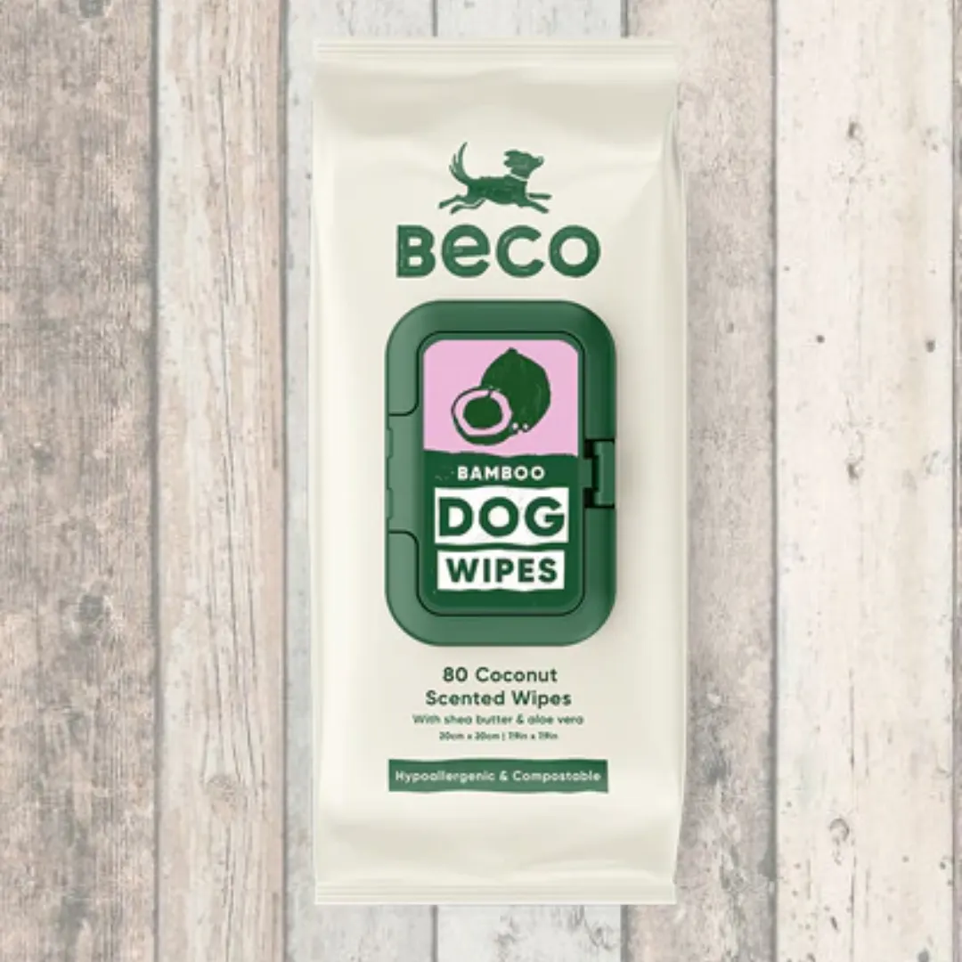 Beco Bamboo Dog Wipes | Coconut Scented