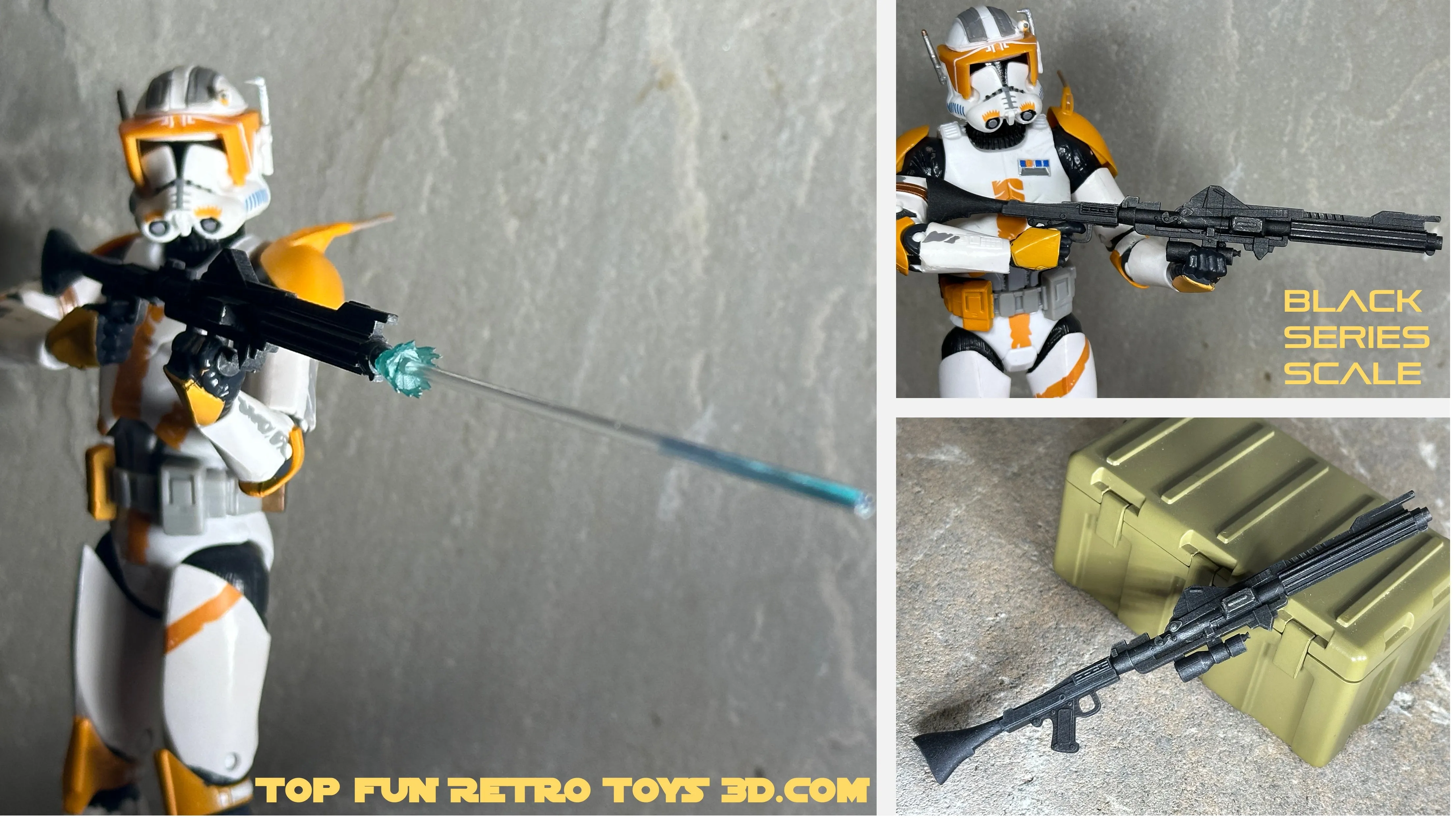 Black Series DC-15A Clone Heavy Blaster 1:12 Scale