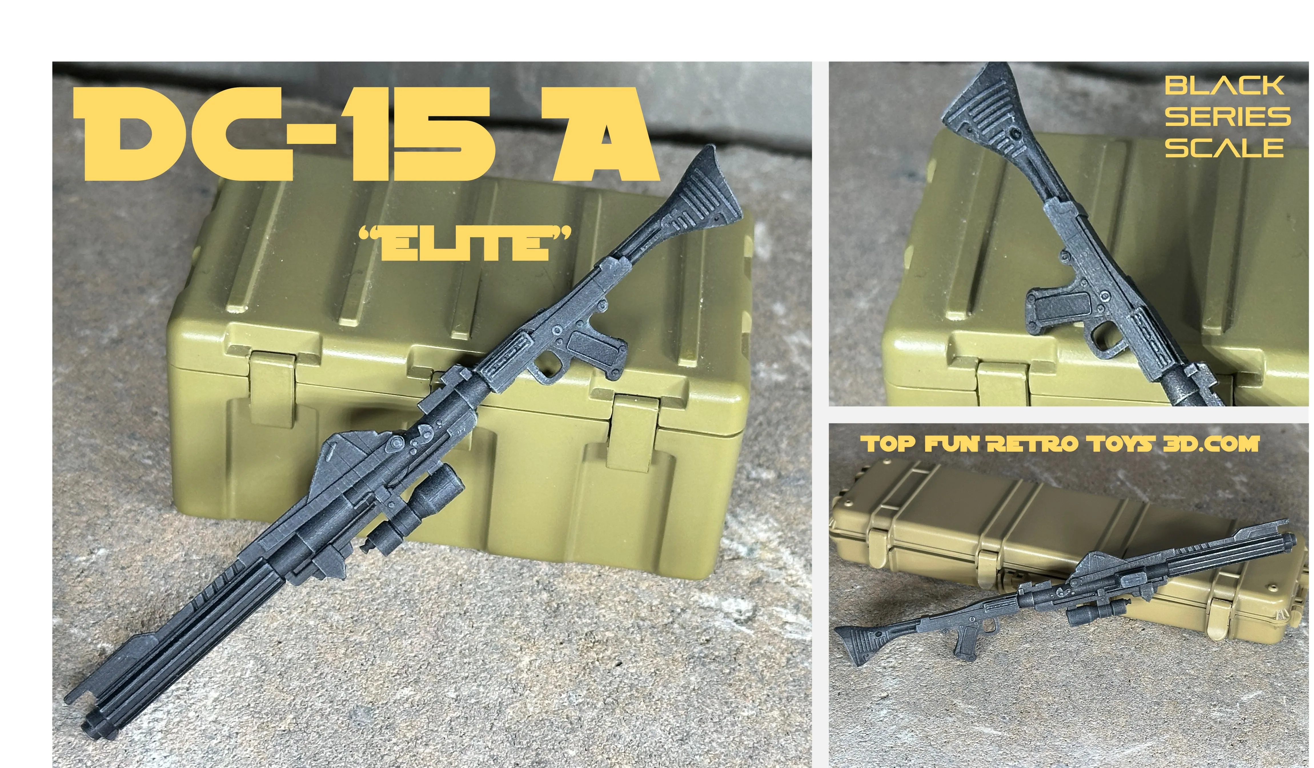 Black Series DC-15A Clone Heavy Blaster 1:12 Scale