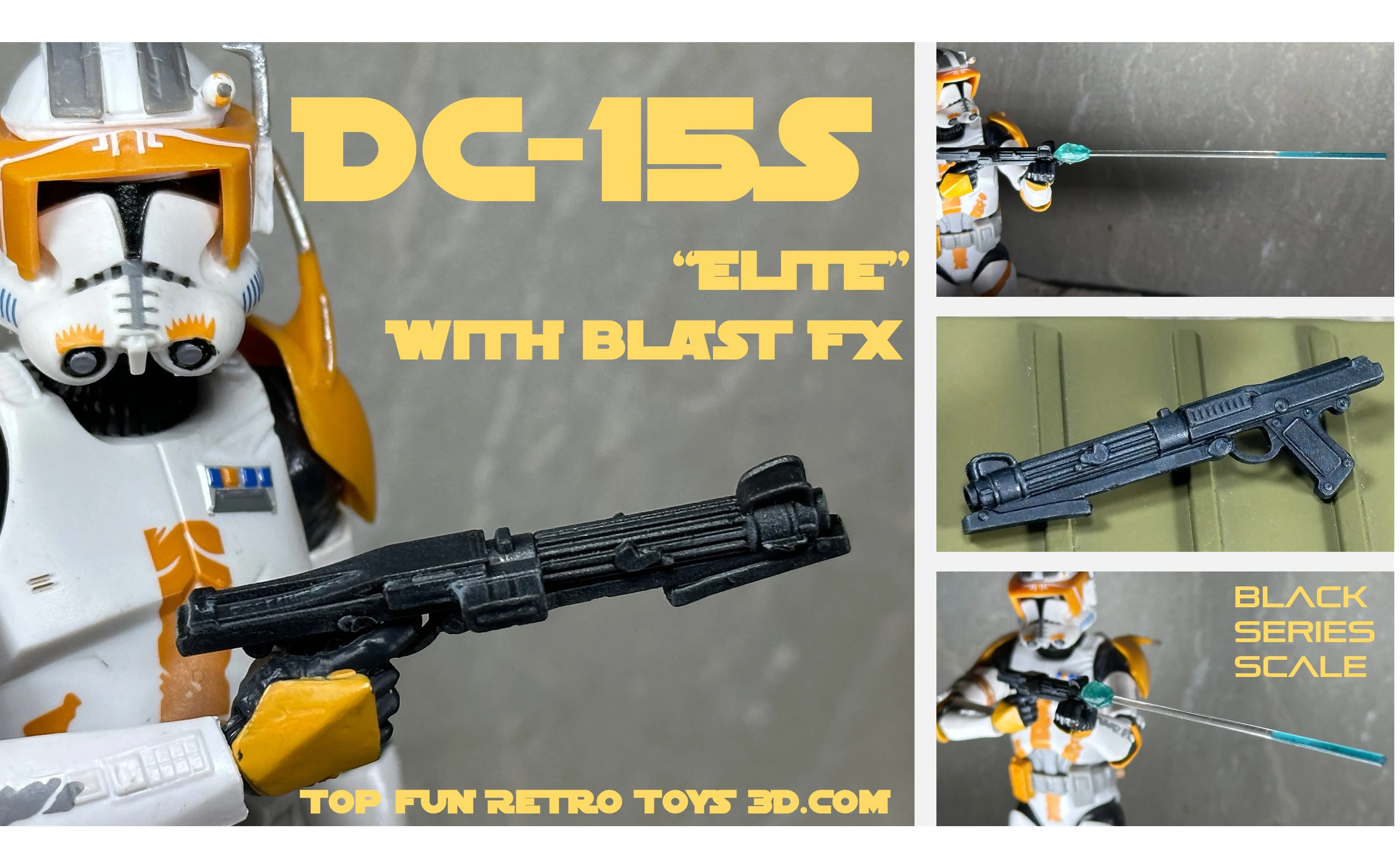 Black Series DC-15S Clone Blaster 1:12 Scale