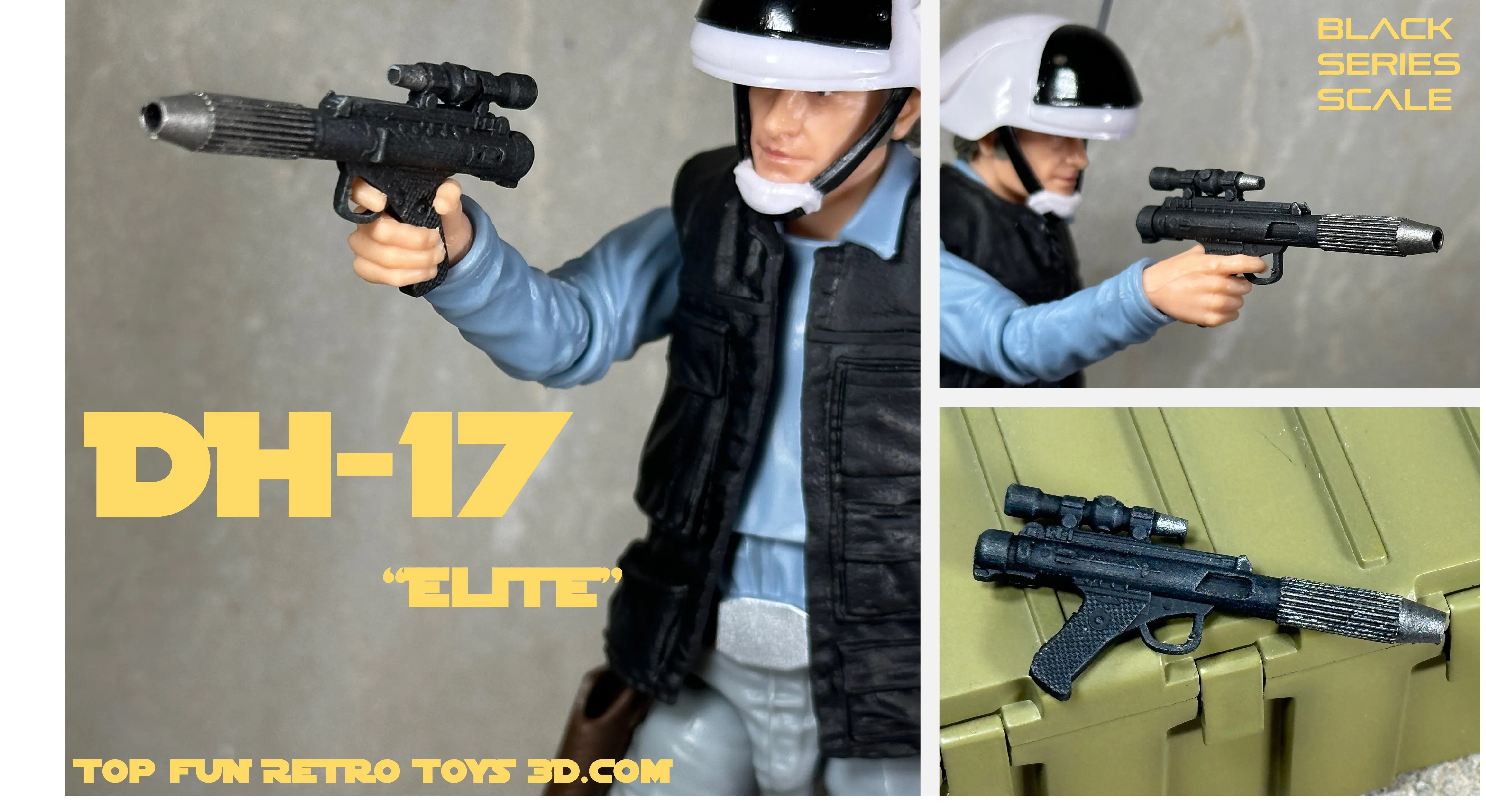 Black Series DH-17 Rebel Blaster 1:12 Scale