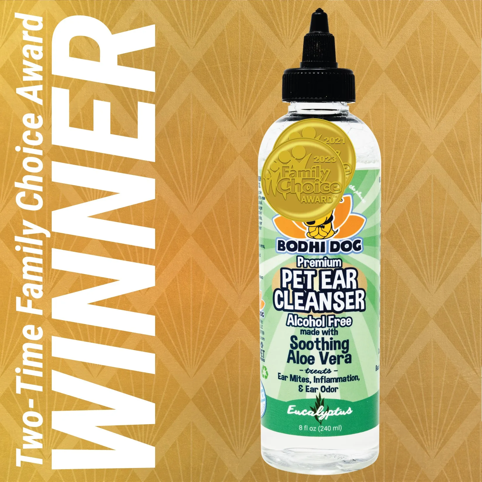 Bodhi Dog Ear Cleaner Solution for Dogs and Cats | Aloe Vera Cleaning Treatment for Ear Treatment | Gentle Cleanser for Ears | Made in USA (Alcohol Free)