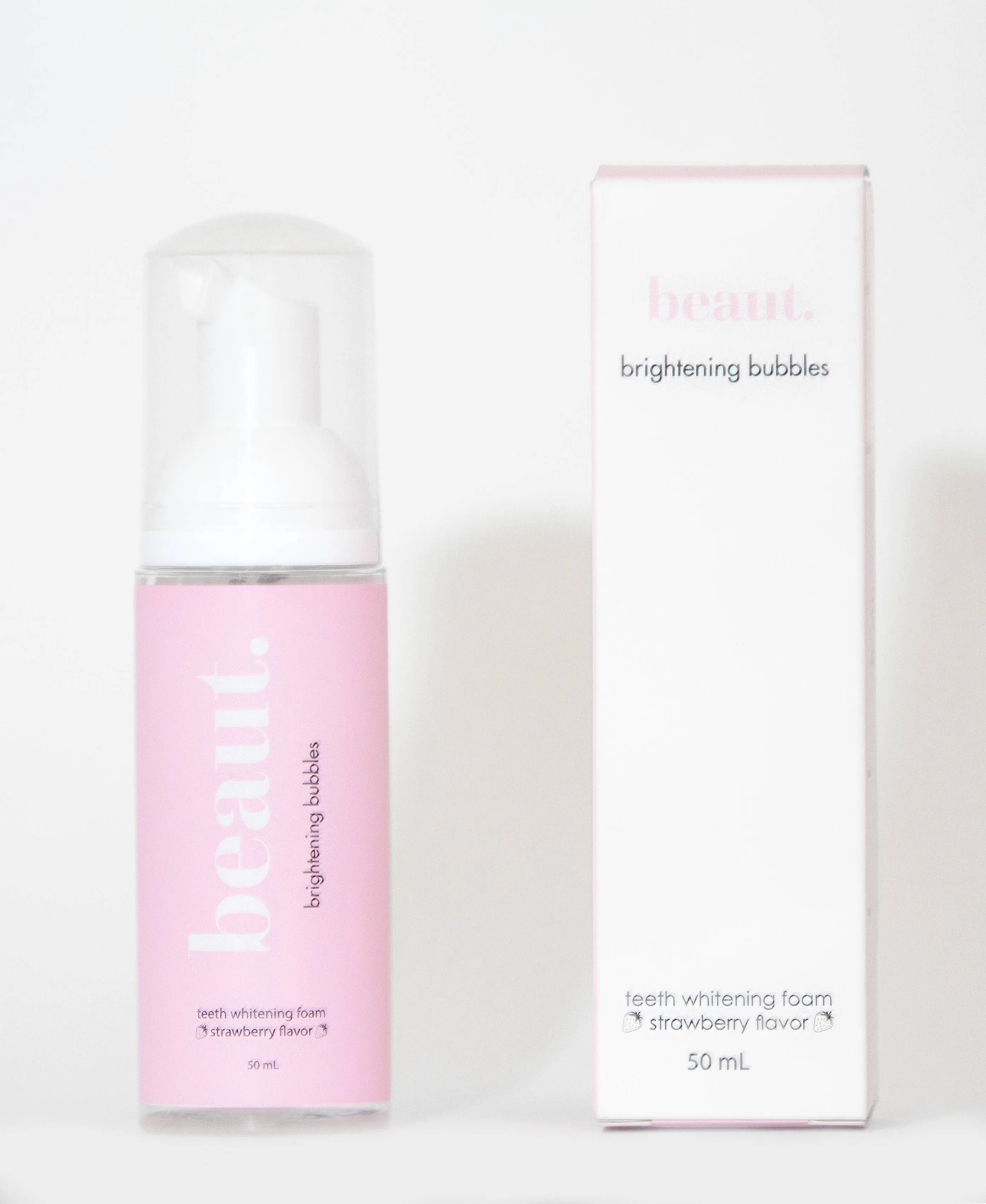 Brightening Bubbles Teeth Whitening Foam- Strawberry