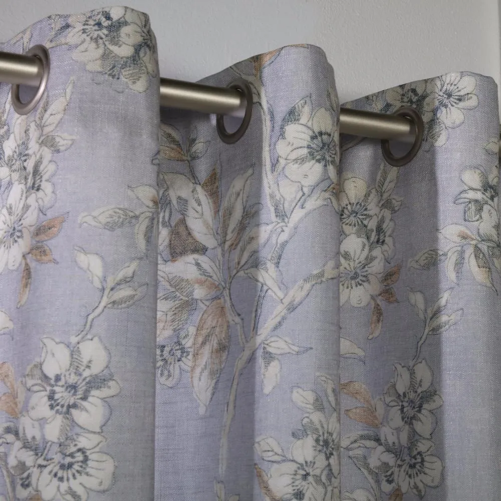Caldwell Lined Floral Grommet Top Panel