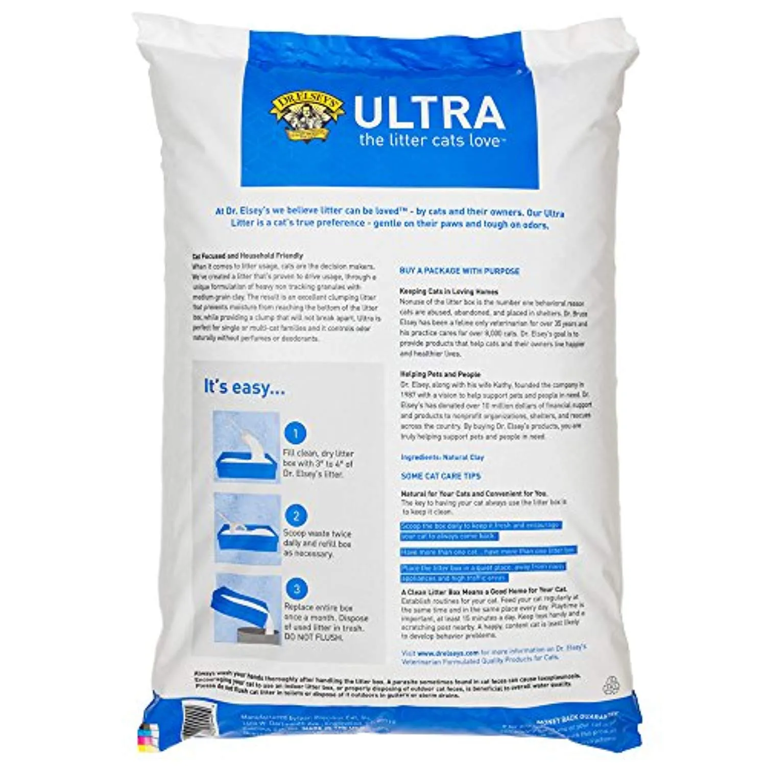 Dr. Elsey's Cat Ultra Premium Clumping Cat Litter (Pack May Vary)