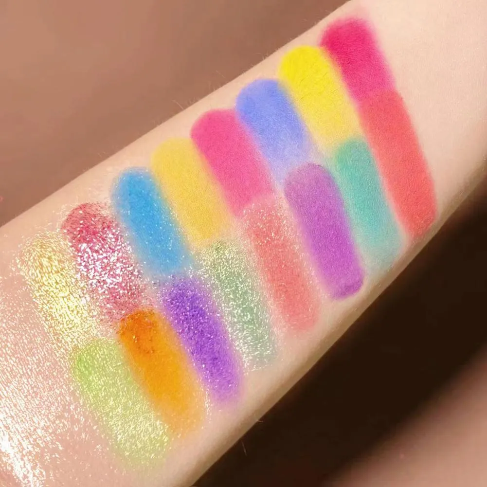 Dreamy rainbow palette 30-color eyeshadow palette waterproof women easy to color matte pearlescent dream eyeshadow palette