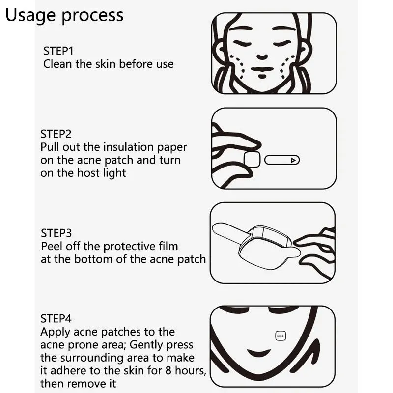 Electronic Beauty Device For Cleansing  And Fading Acne Marks