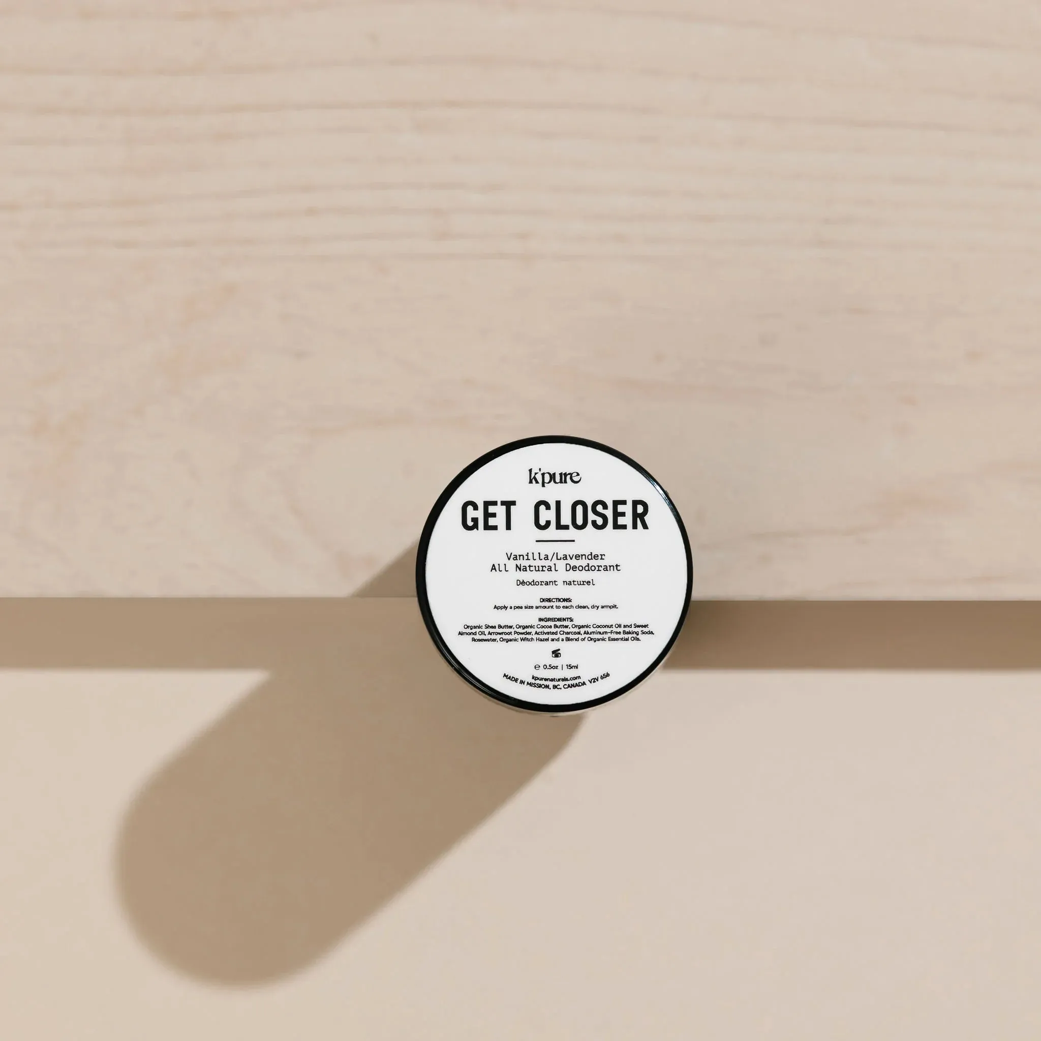 Get Closer | All Natural Deodorant