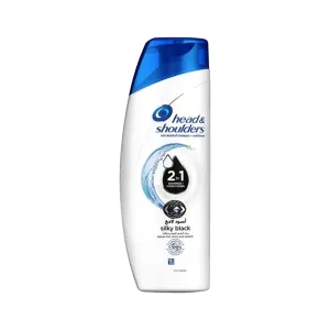 HEAD AND SHOULDERS SILKY BLACK 2 IN 1 SHAMPOO CONDITIONER 190ML