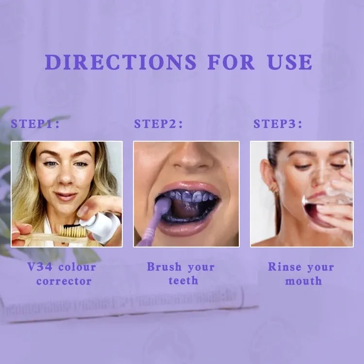 HiSmile Deep Purple Color Correcting Teeth Whitening Gel