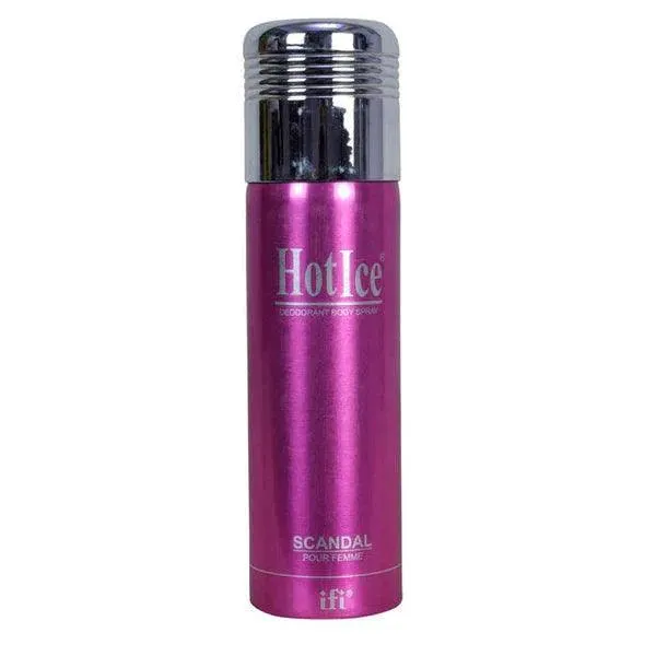 HOT SHOT DEODORENT BODY SPRAY IDEAL POUR FEMME 200ML