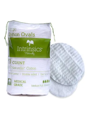 INTRINSICS LARGE COTTON OVALS 100% PURE MEDICAL GRADE