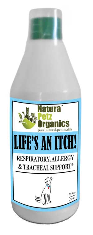 LIFE'S AN ITCH NO MORE SNEEZING & WHEEZING* Respiratory, Allergy & Tracheal Support*