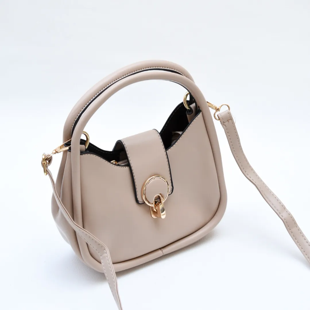 Luxe Arc Bag Beige