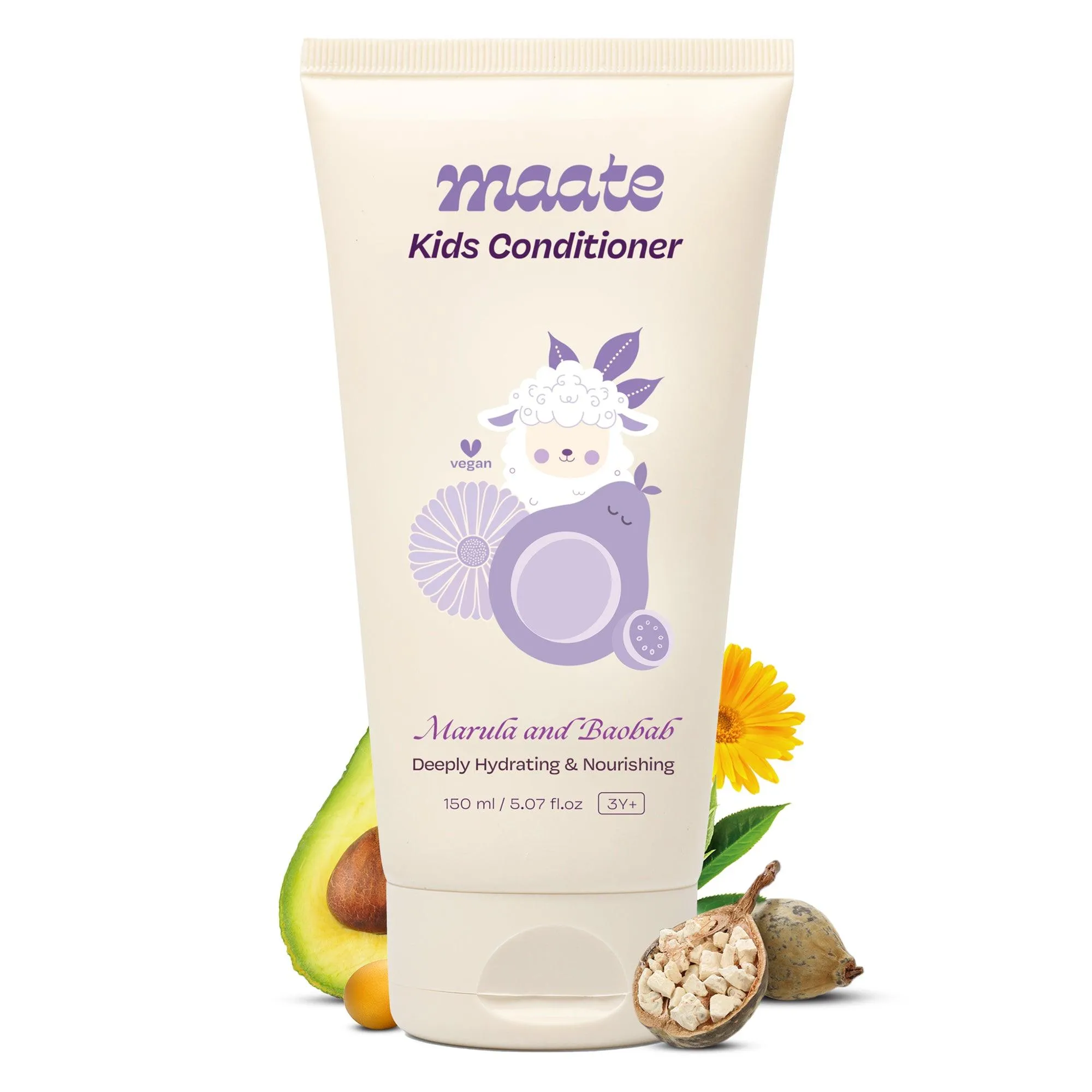 Maate Kids Conditioner - Naturally Nourish, Detangle, and Shine Kids' Hair