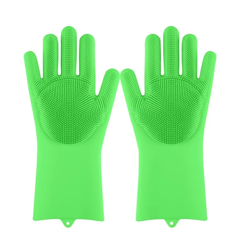 Magic Silicone Multi Purpose Washing 1Pair Gloves