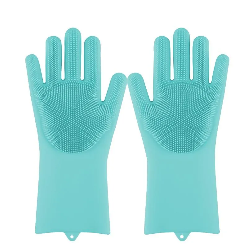 Magic Silicone Multi Purpose Washing 1Pair Gloves