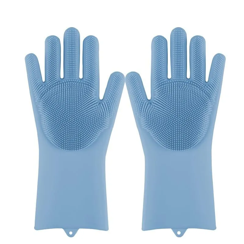 Magic Silicone Multi Purpose Washing 1Pair Gloves