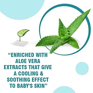 Mee Mee Caring Baby Wet Wipes With Aloe Vera Extracts (72 Pcs) | Parabens Free