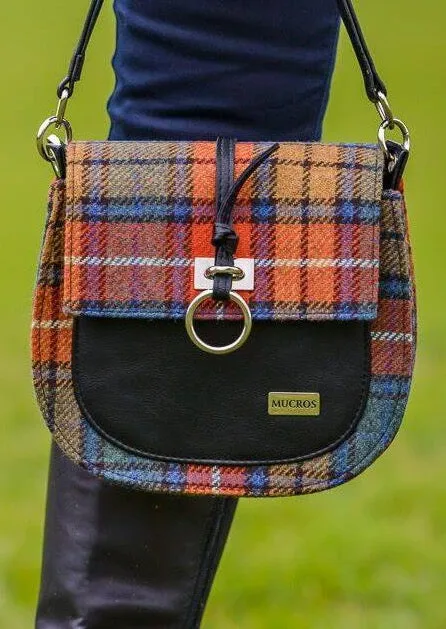Mucros Orange Check Grace Bag