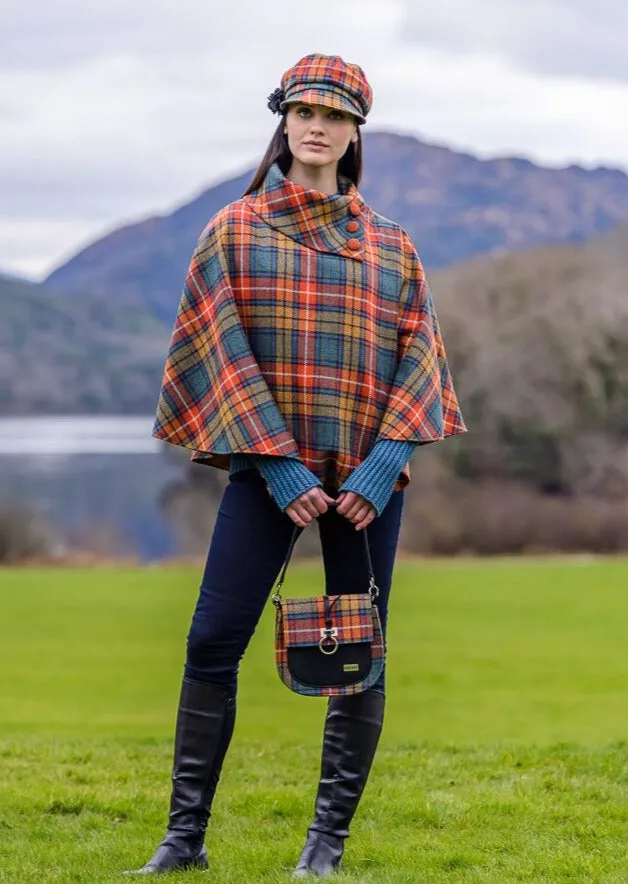 Mucros Orange Check Grace Bag