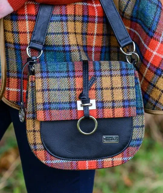 Mucros Orange Check Grace Bag