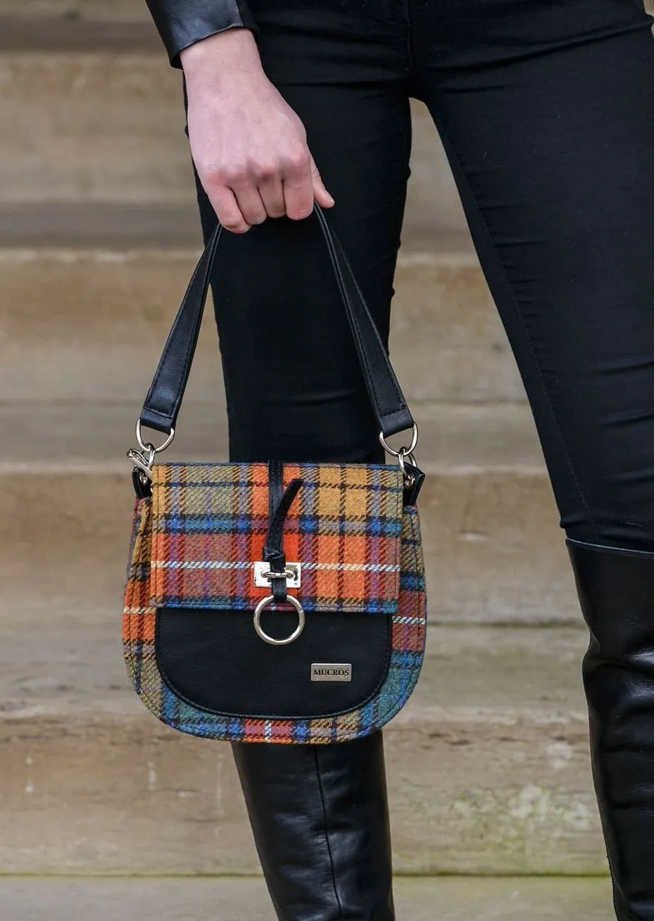 Mucros Orange Check Grace Bag