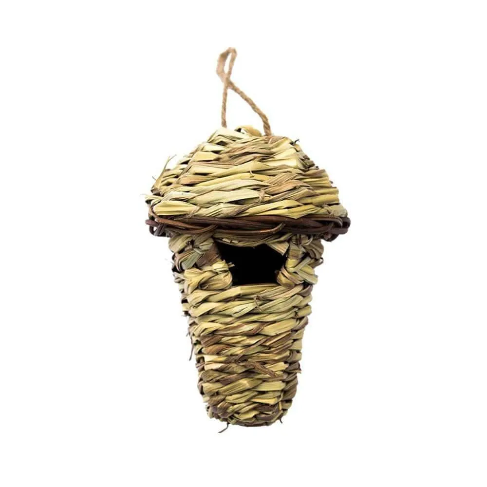 Natural Grass Vine Outdoor Bird House