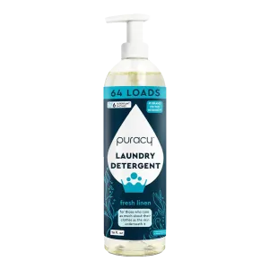 Natural Liquid Laundry Detergent with Stain Fighting Enzymes - Fresh Linen, 16 fl oz
