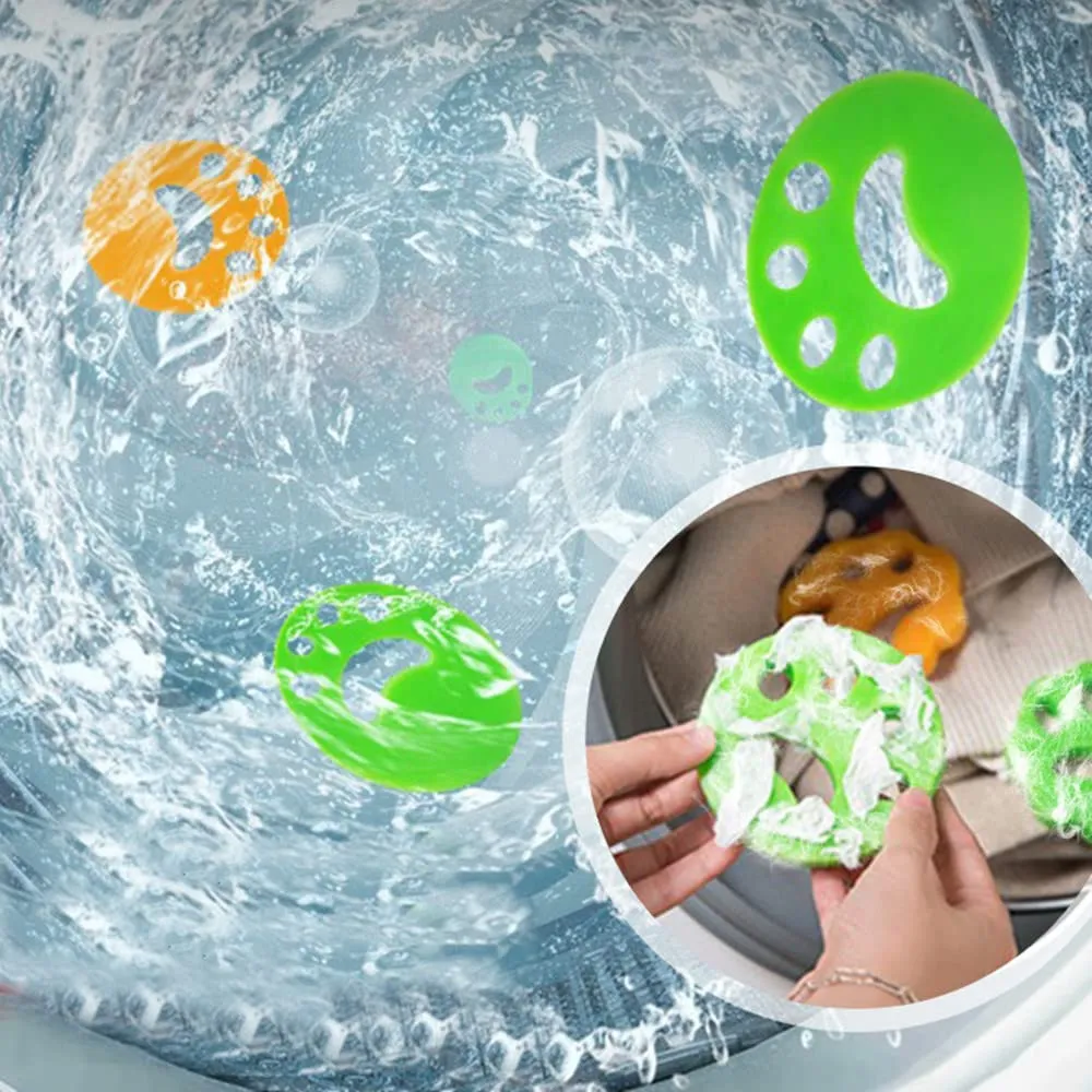 NEW Pet Hair Remover, Pet Hair Remover for Laundry, Laundry Hair Catcher for Washing Machine Reusable Dog Hair Remover for Laundry Nontoxic Dog Hair Catcher for Washer, Dryer, Bedding, Lint Removal