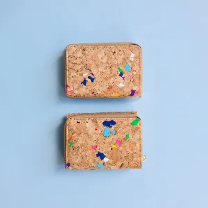Nina Small Cork Wallet in Vivid