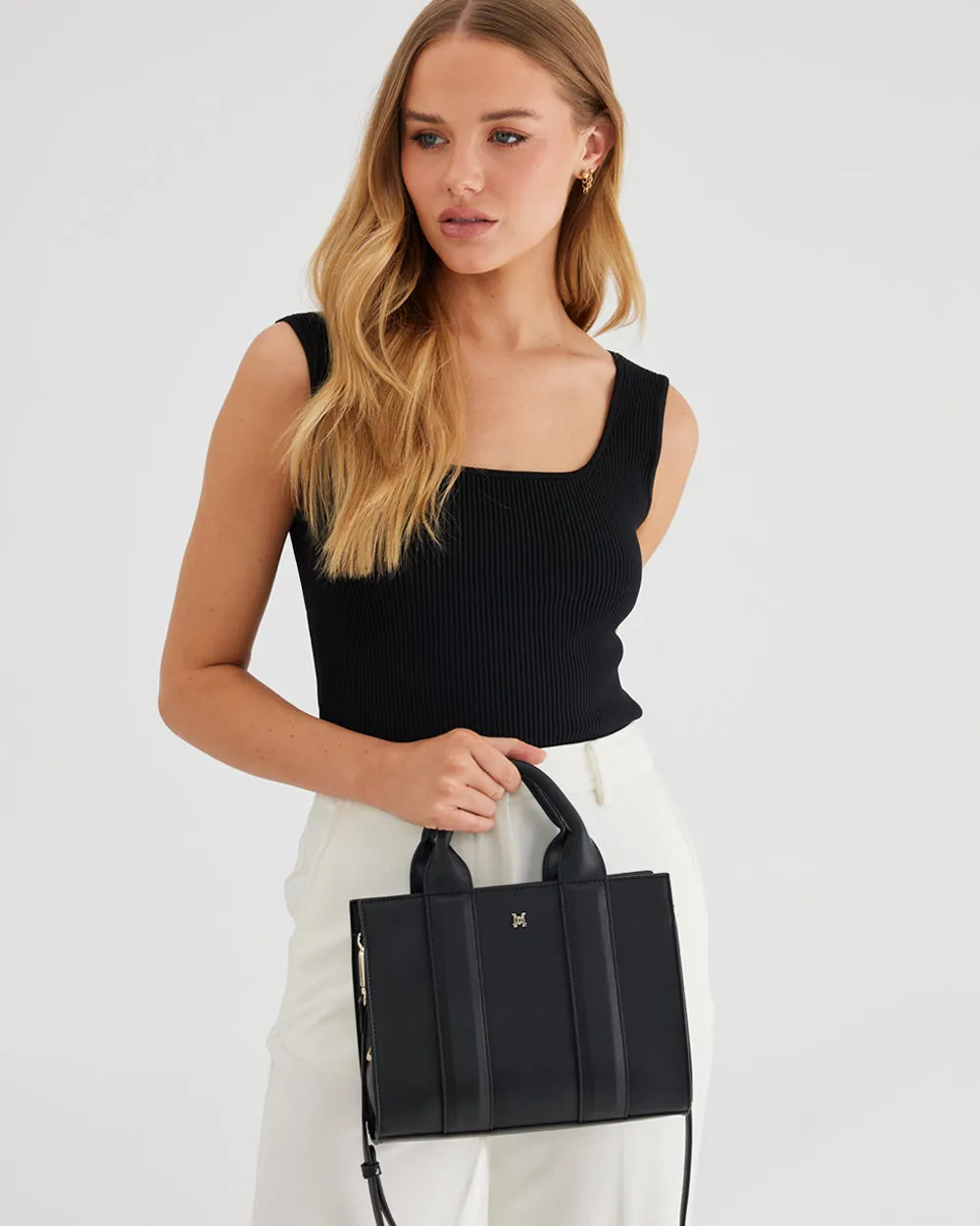 Nova Small Grab Tote with Crossbody Strap