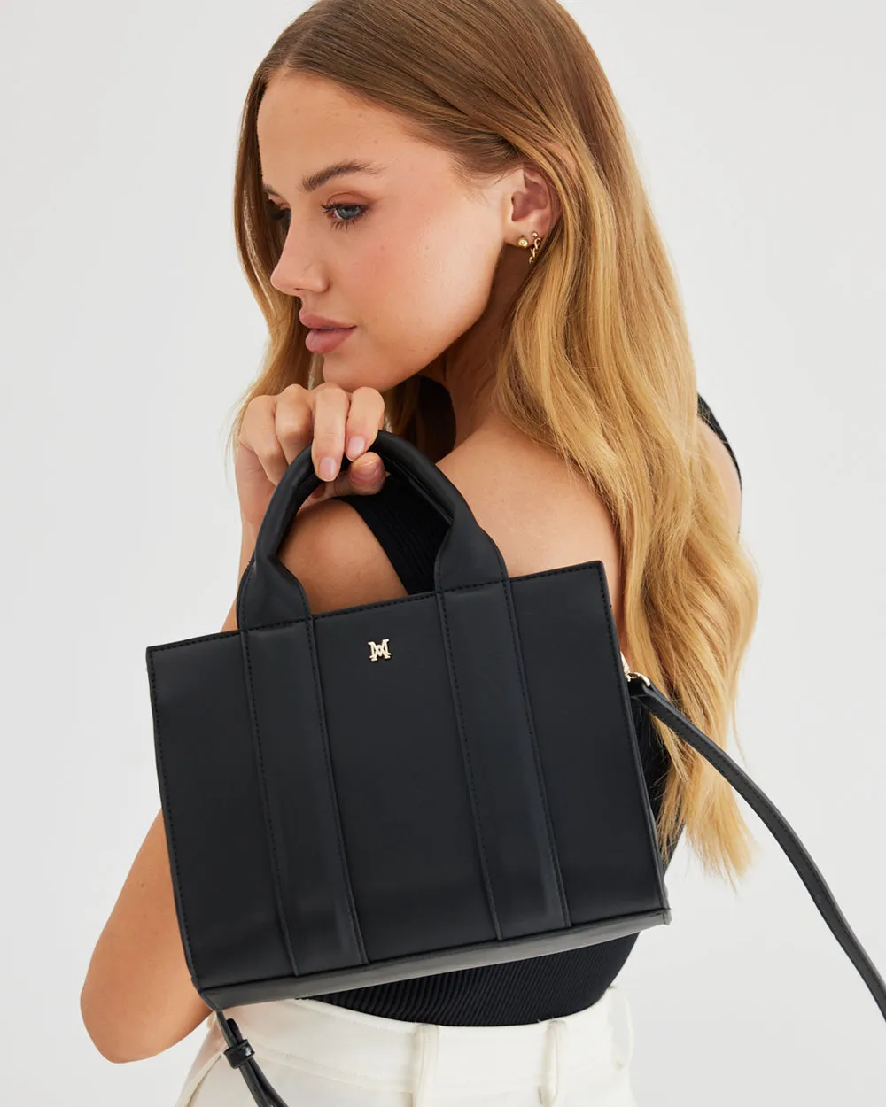 Nova Small Grab Tote with Crossbody Strap