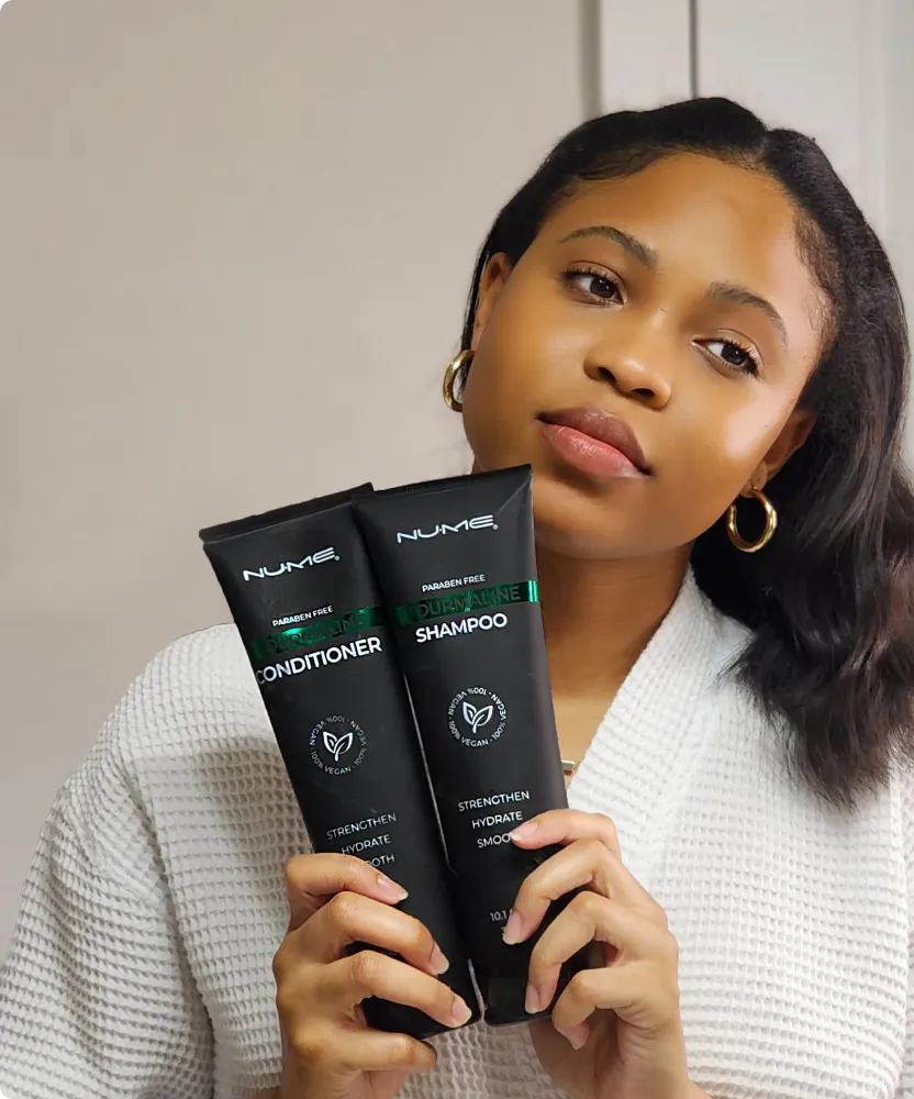 NUME Vegan Tourmaline Shampoo & Conditioner Duo