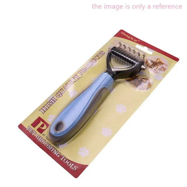 Pets Fur Knot Cutter Dog Grooming Shedding Tools Pet Cat Hair Removal Comb Brush Double sided Pet Products
